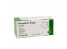 Munnbind 3-lags m/ ørestrikk type II