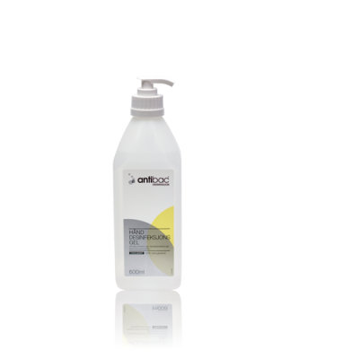 Hånddesinfeksjon gel 85% - 600 ml m/trykkpumpe
